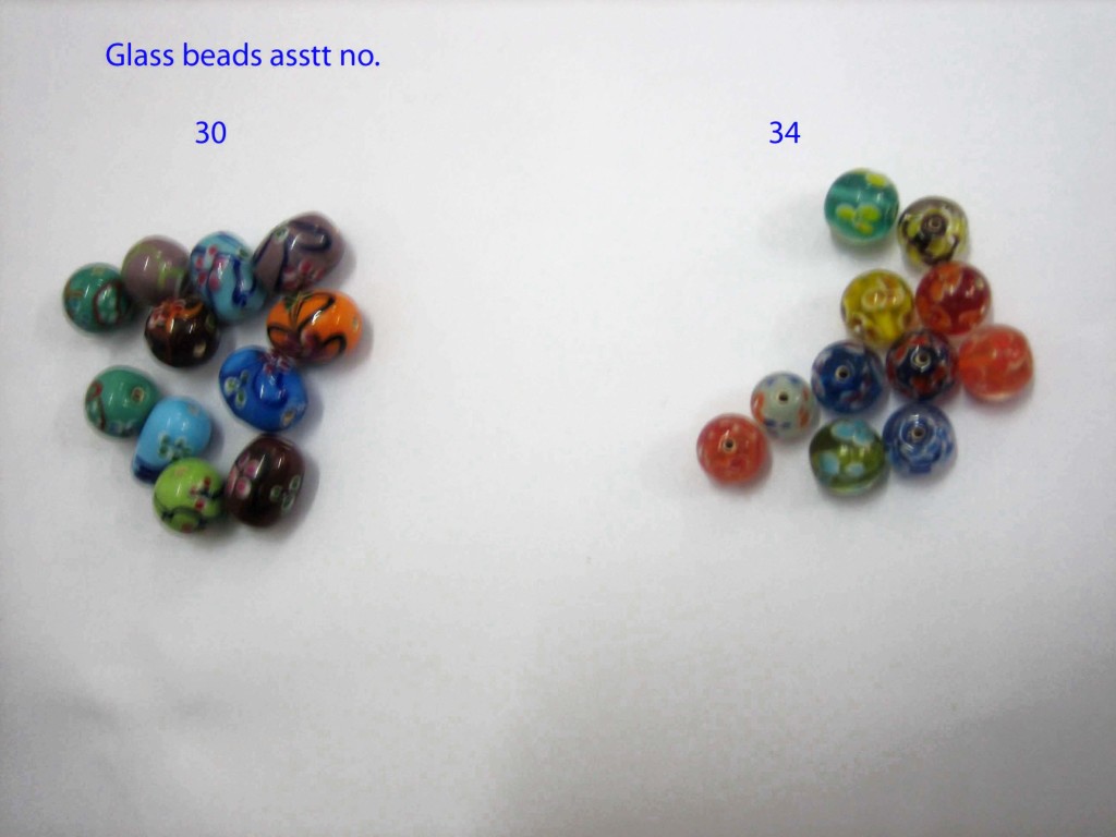 Glass bead asstt no 30 , 34